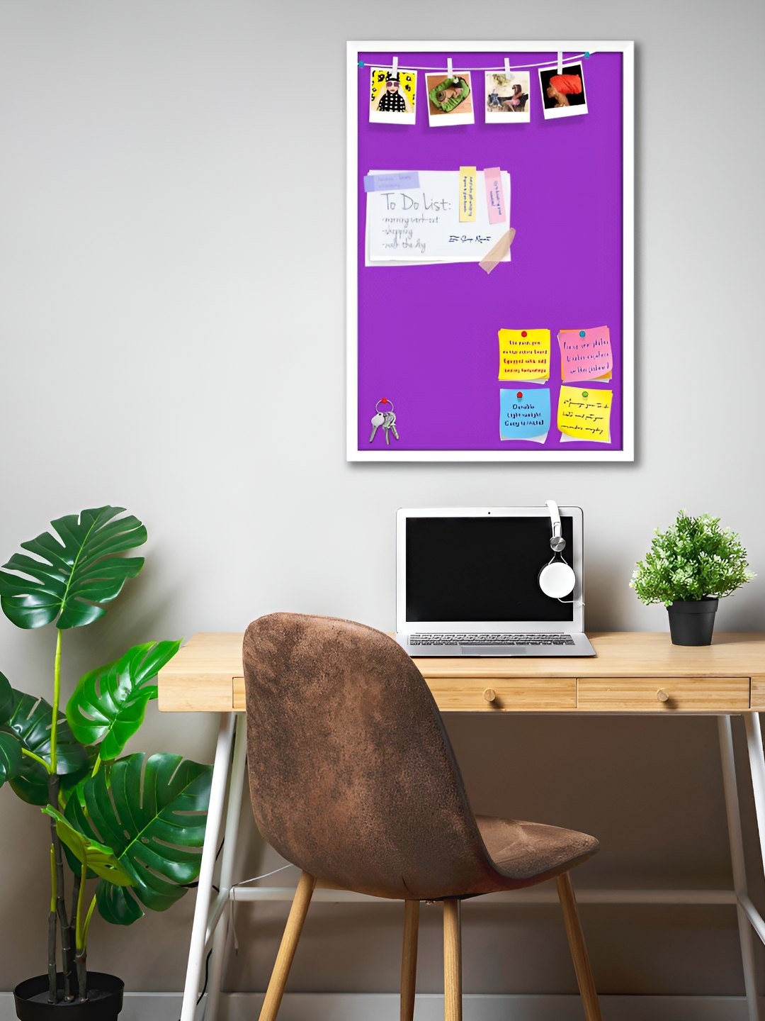 

ArtzFolio Wooden Notice Board, Purple