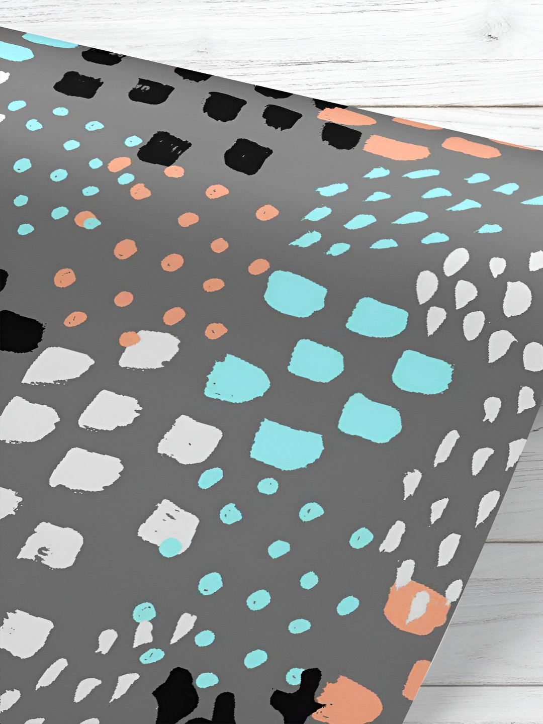 

ArtzFolio Grey & White Printed UV Resistant Wallpaper