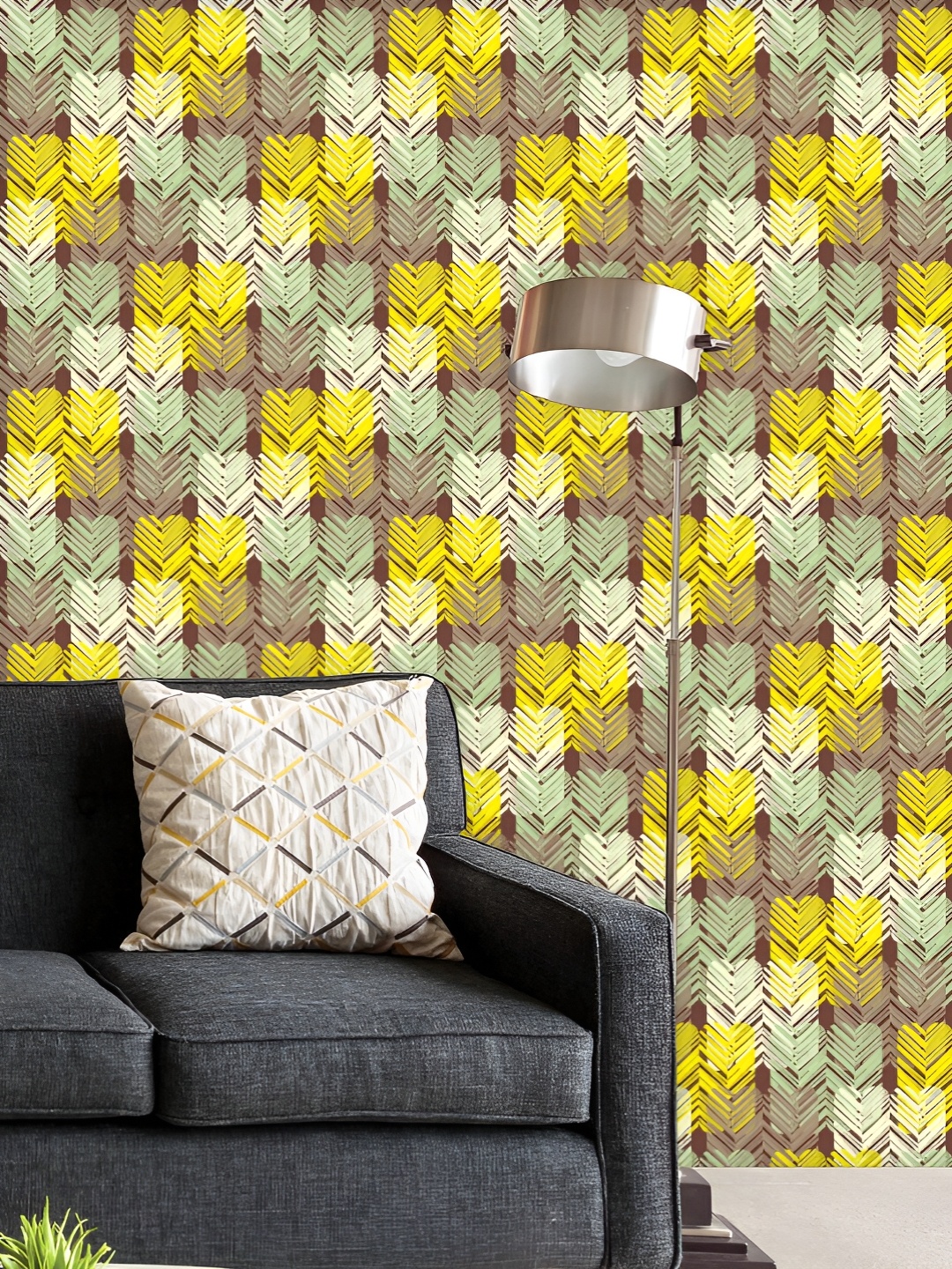 

ArtzFolio Printed UV-Resistant Anti-Bacterial Ethnic Boho Pattern Peel & Stick Wallpaper, Multi