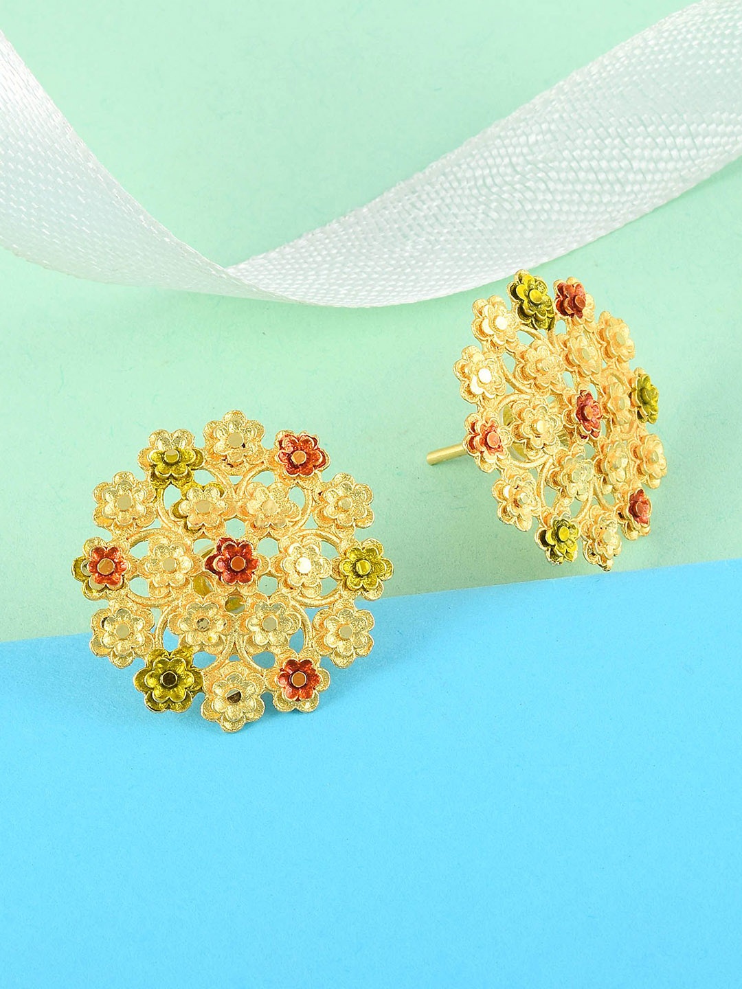 

MEMOIR Gold-Plated Contemporary Studs