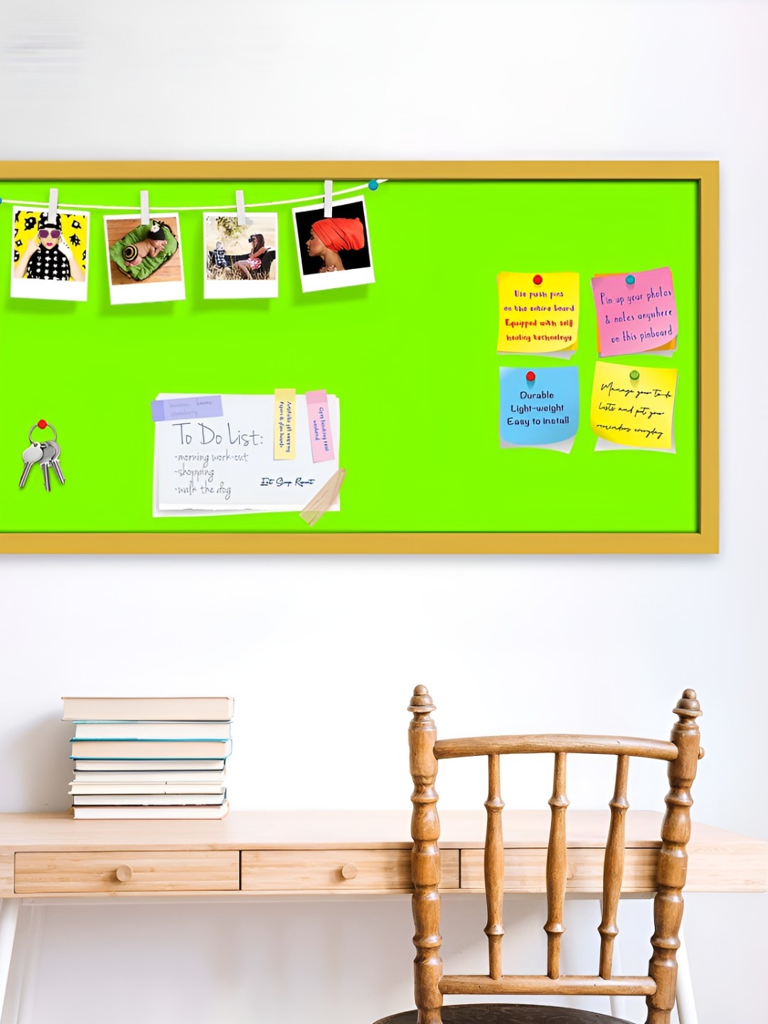 

ArtzFolio Wooden Notice Pin Board, Green
