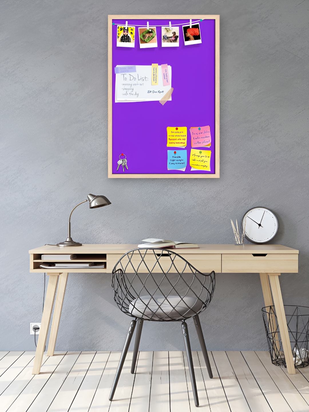 

ArtzFolio Wooden Notice Board, Blue