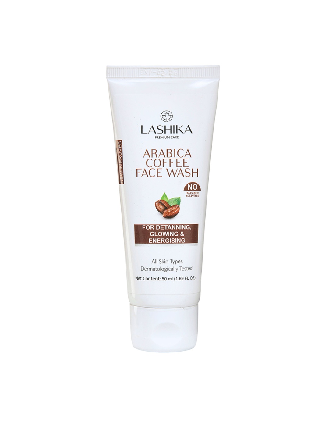 

LASHIKA Arabica Coffee Facewash For Detanning & Glowing Skin - 50 ml, White