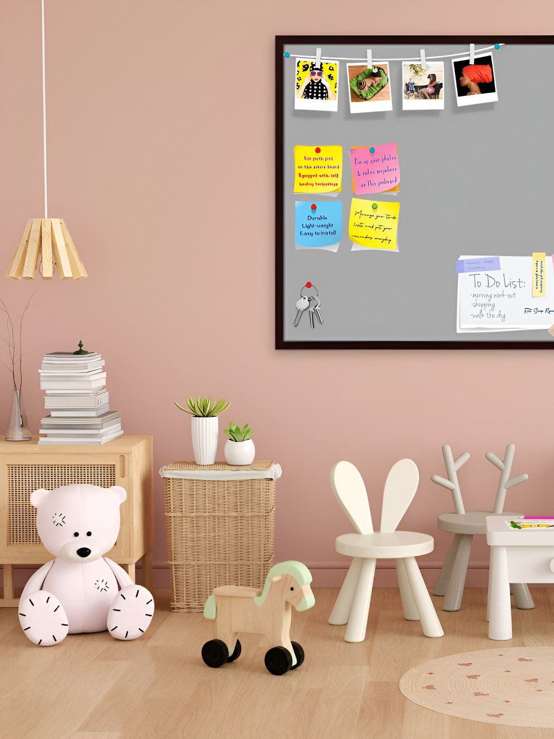 

ArtzFolio Wooden Notice Board, Grey