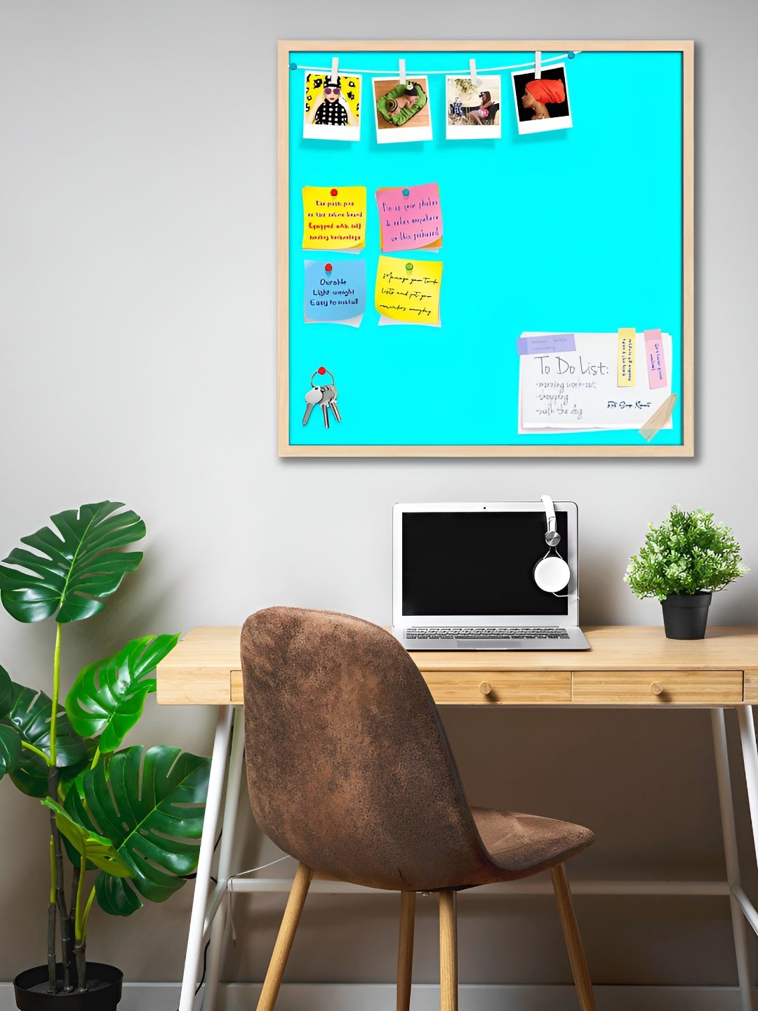 

ArtzFolio Wooden Notice Pin Board, Blue