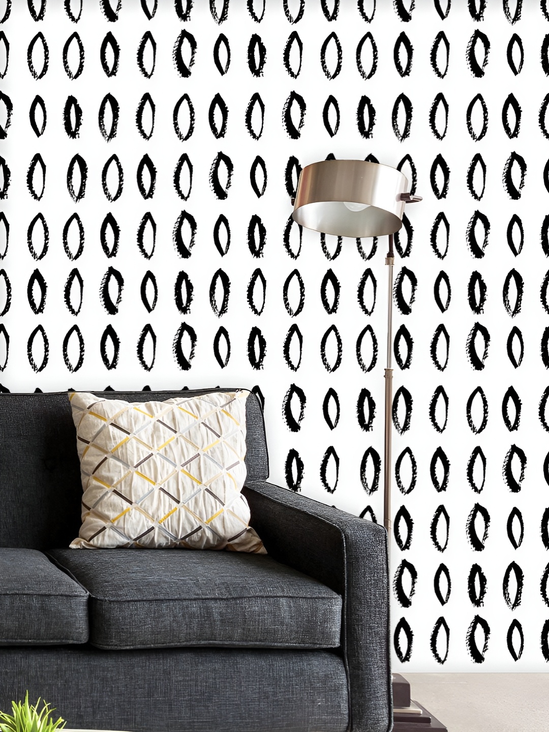 

ArtzFolio Printed UV-Resistant Anti-Bacterial Leaf Shapes Pattern Peel & Stick Wallpaper, Multi