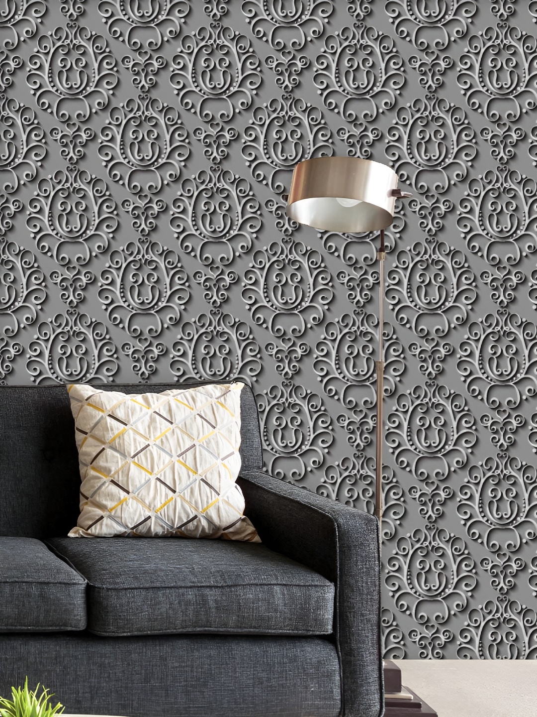 

ArtzFolio Printed UV-Resistant Anti-Bacterial Abstract D Pattern Peel & Stick Wallpaper, Multi