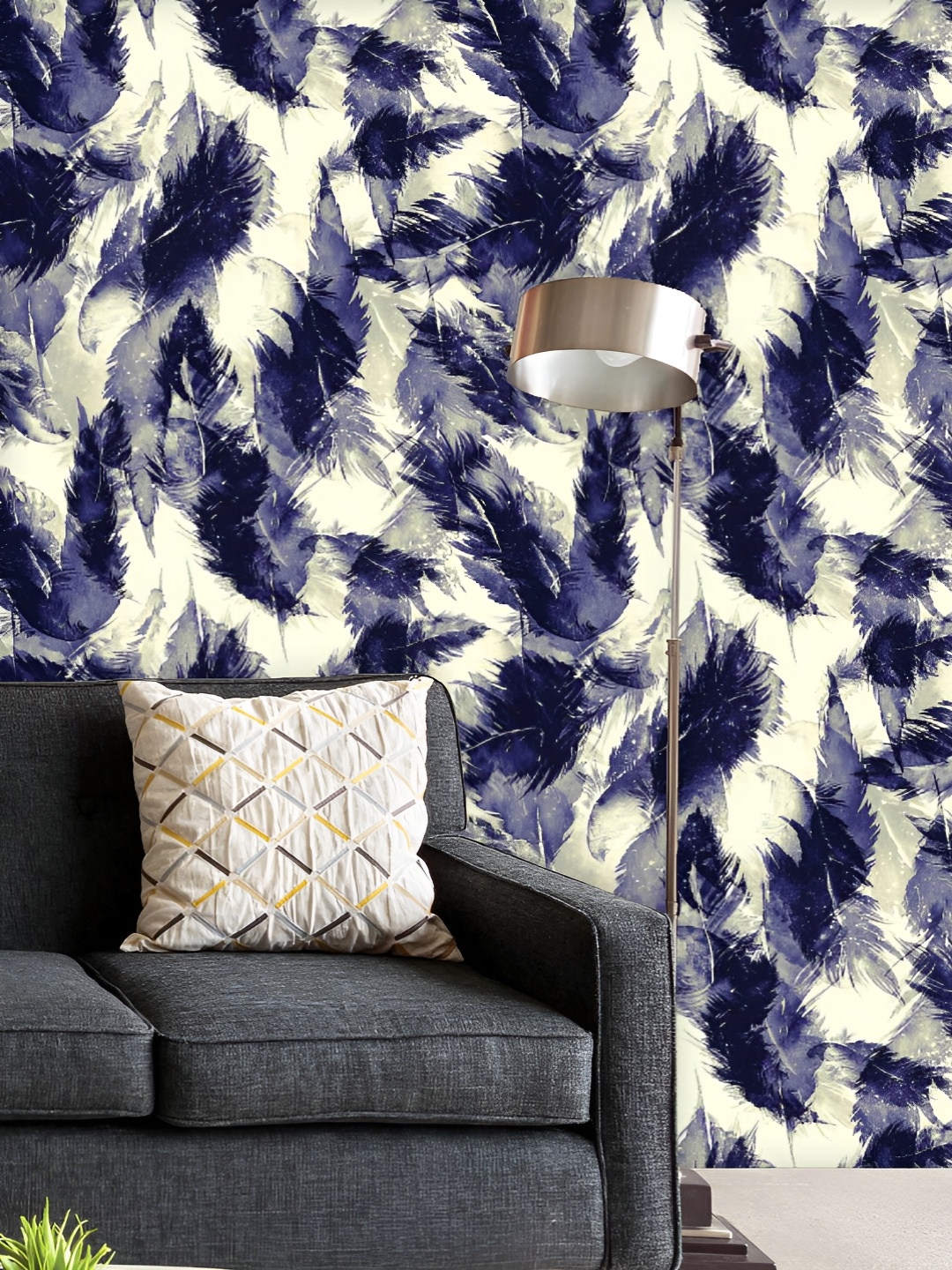 

ArtzFolio Printed UV-Resistant Anti-Bacterial Abstract Boho Peel & Stick Wallpaper, Multi