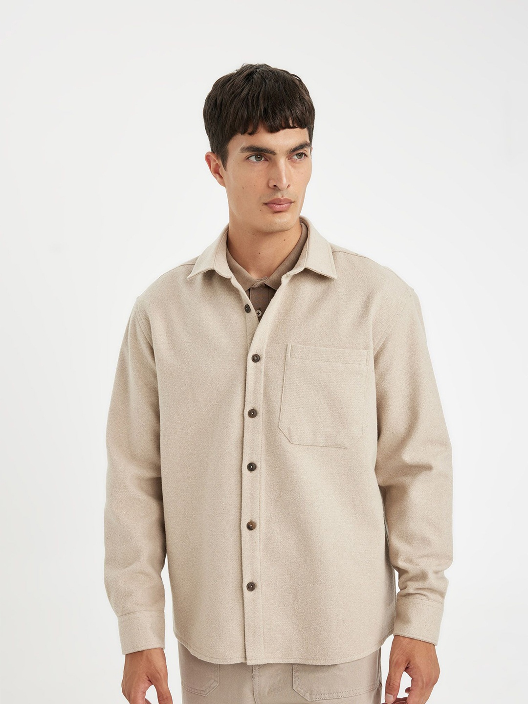 

DeFacto Men Opaque Casual Shirt, Na