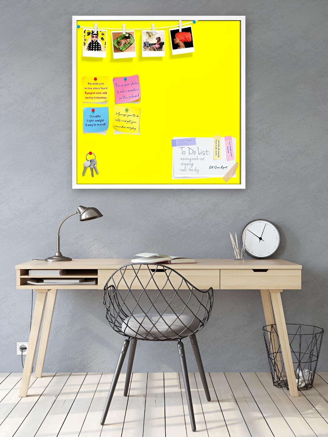 

ArtzFolio Wooden Notice Board, Yellow