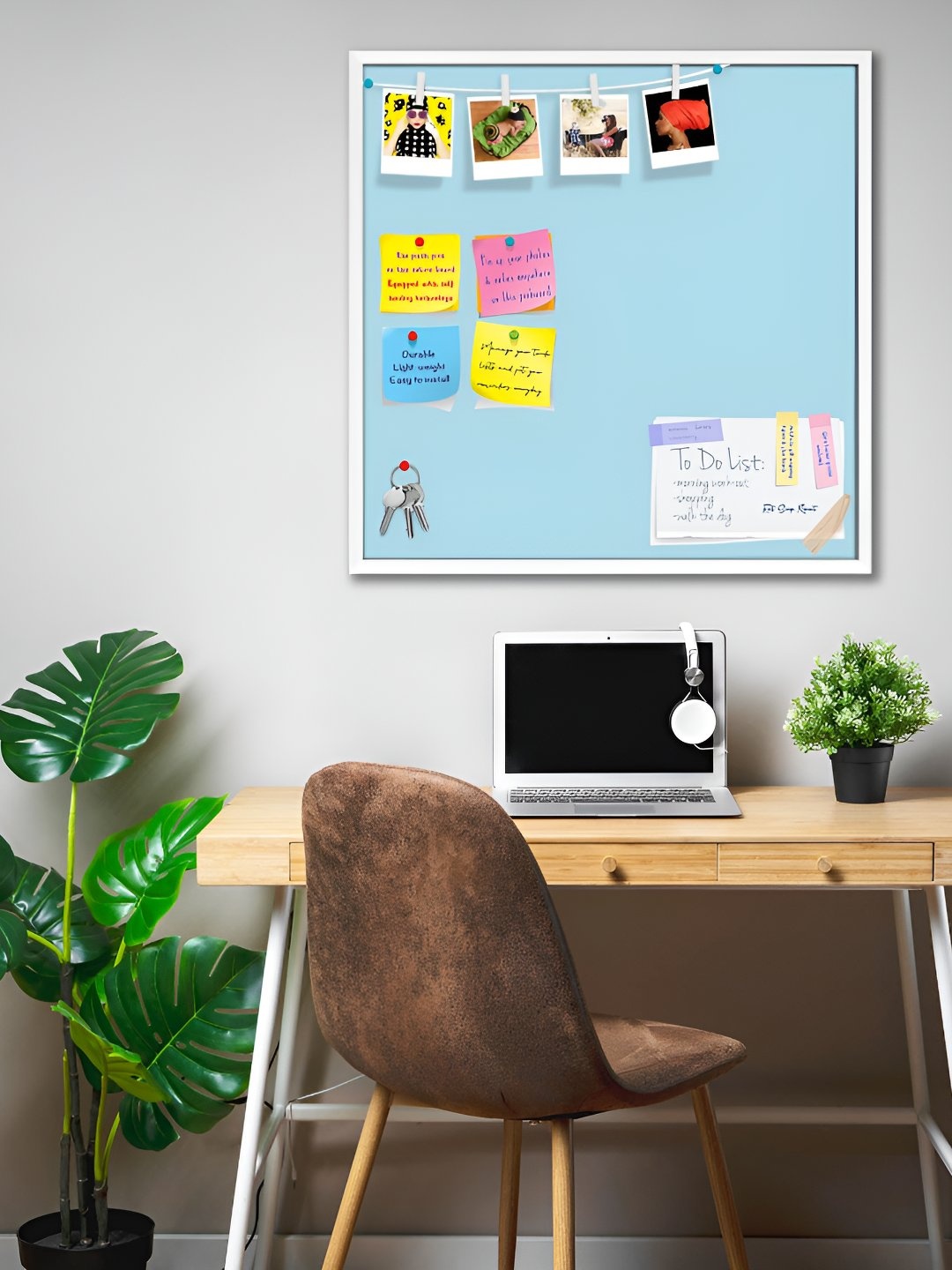 

ArtzFolio Wooden Notice Pin Board, Blue