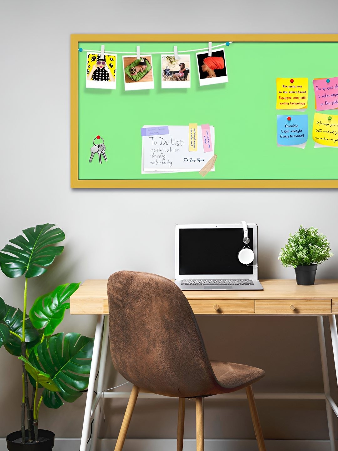 

ArtzFolio Wooden Notice Pin Board, Green