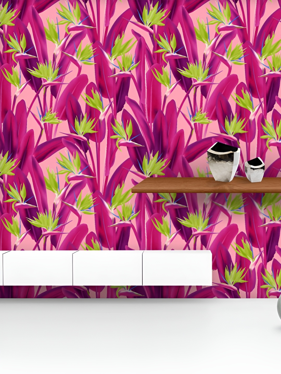 

ArtzFolio Printed UV-Resistant Anti-Bacterial Jungle Tropical Jungle Peel & Stick Wallpaper, Multi