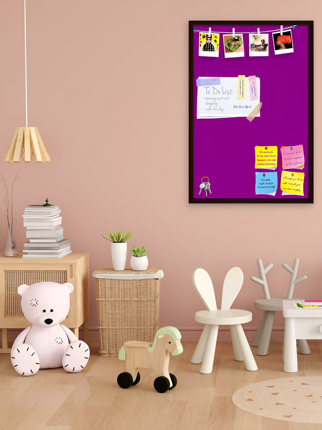 

ArtzFolio Wooden Notice Board, Purple