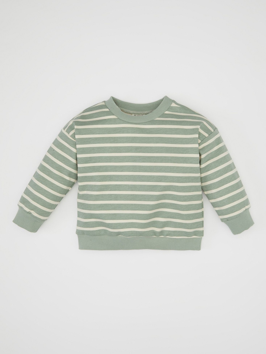 

DeFacto Boys Striped Pullover Sweaters, Green