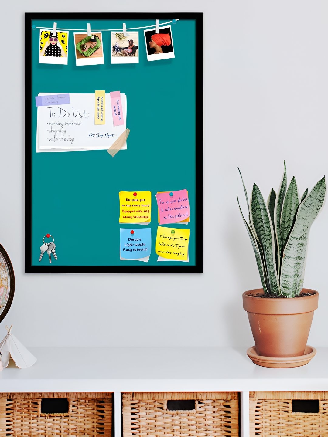

ArtzFolio Wooden Notice Board, Green