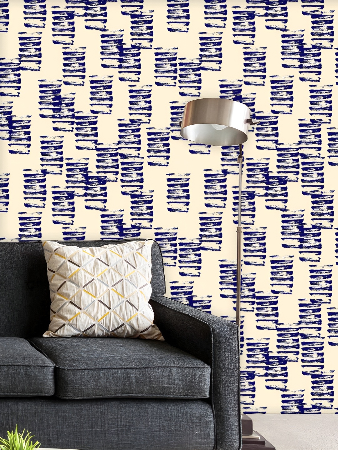 

ArtzFolio Printed UV-Resistant Anti-Bacterial Shibori Tie Dye Batik Peel & Stick Wallpaper, Multi