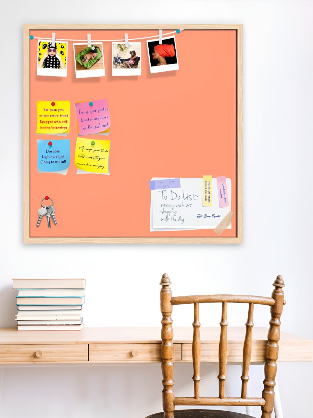 

ArtzFolio Wooden Notice Board, Red