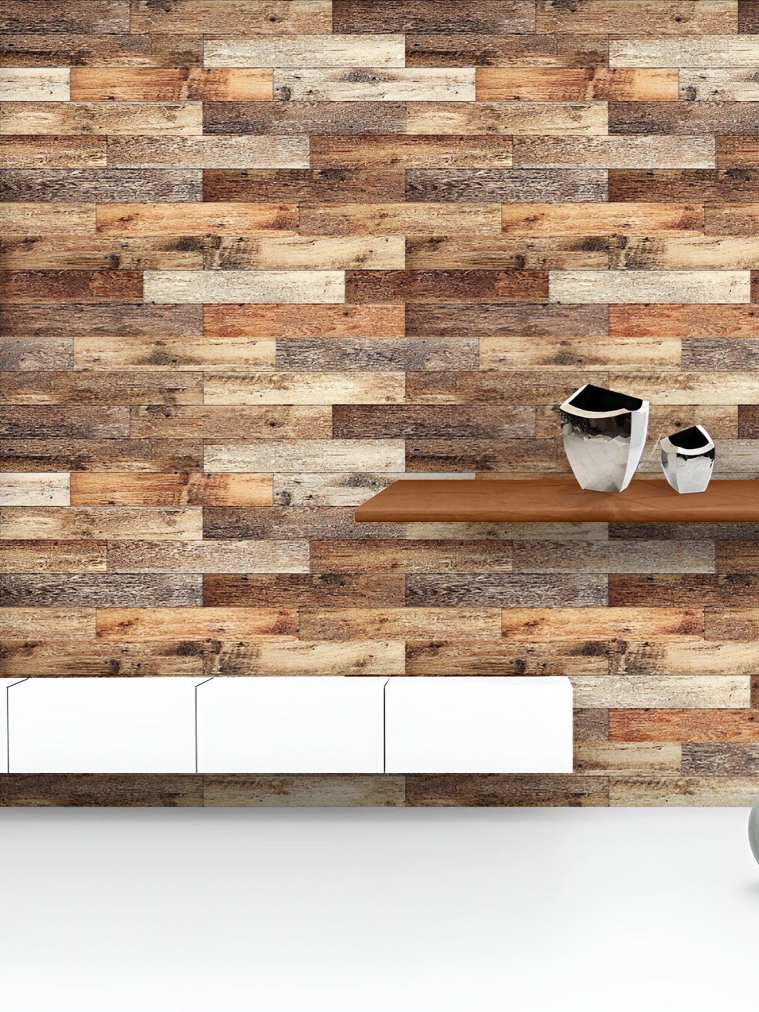 

ArtzFolio Printed UV-Resistant Anti-Bacterial Linear Common Art Peel & Stick Wallpaper, Multi
