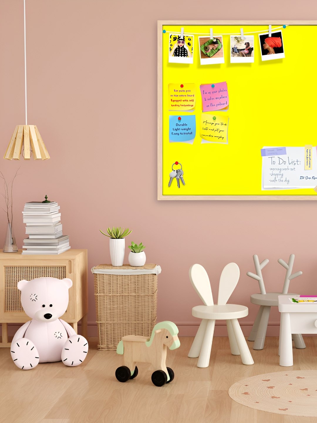 

ArtzFolio Wooden Notice Pin Board, Yellow