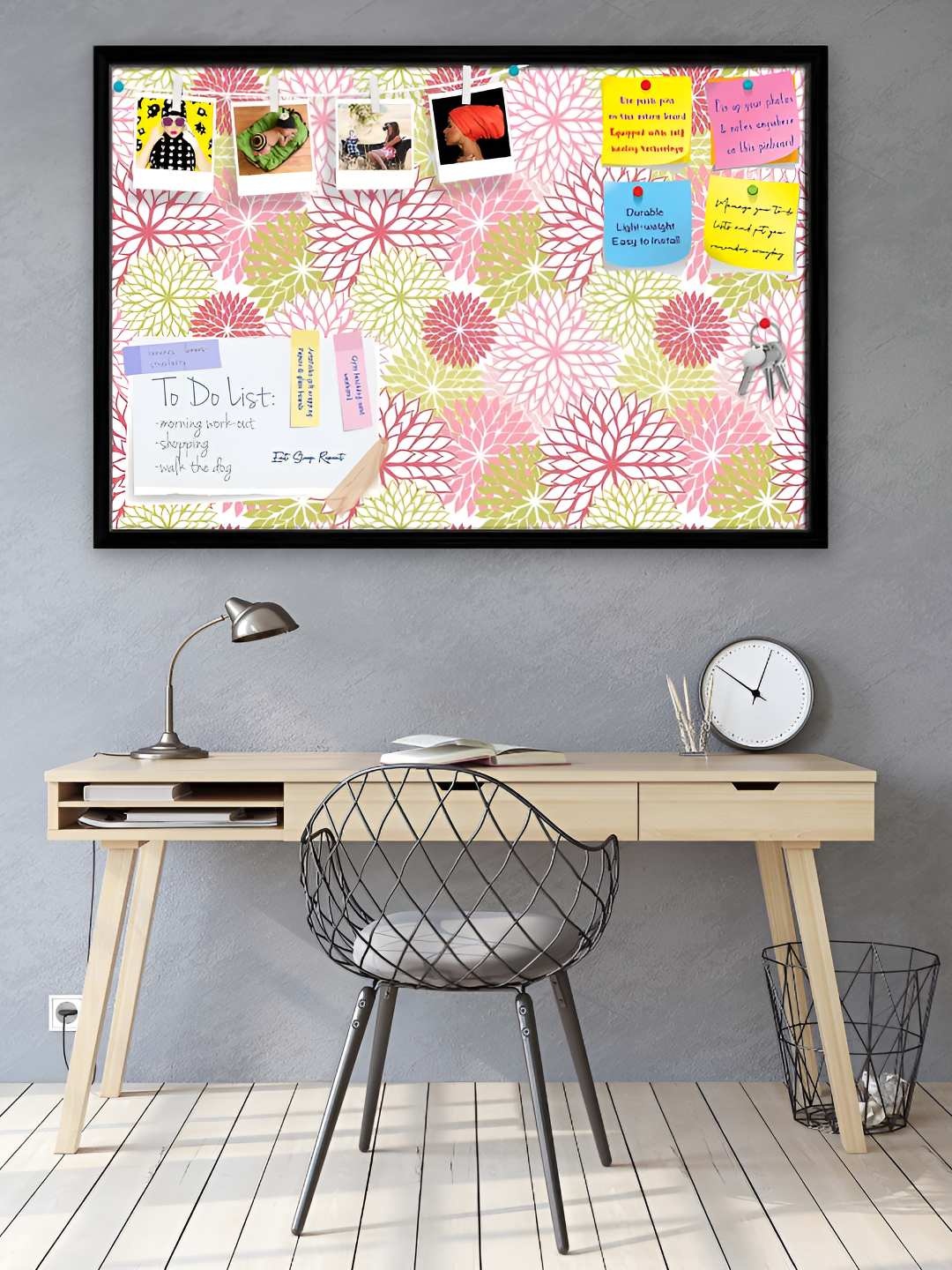 

ArtzFolio Wooden Notice Pin Board, Multi