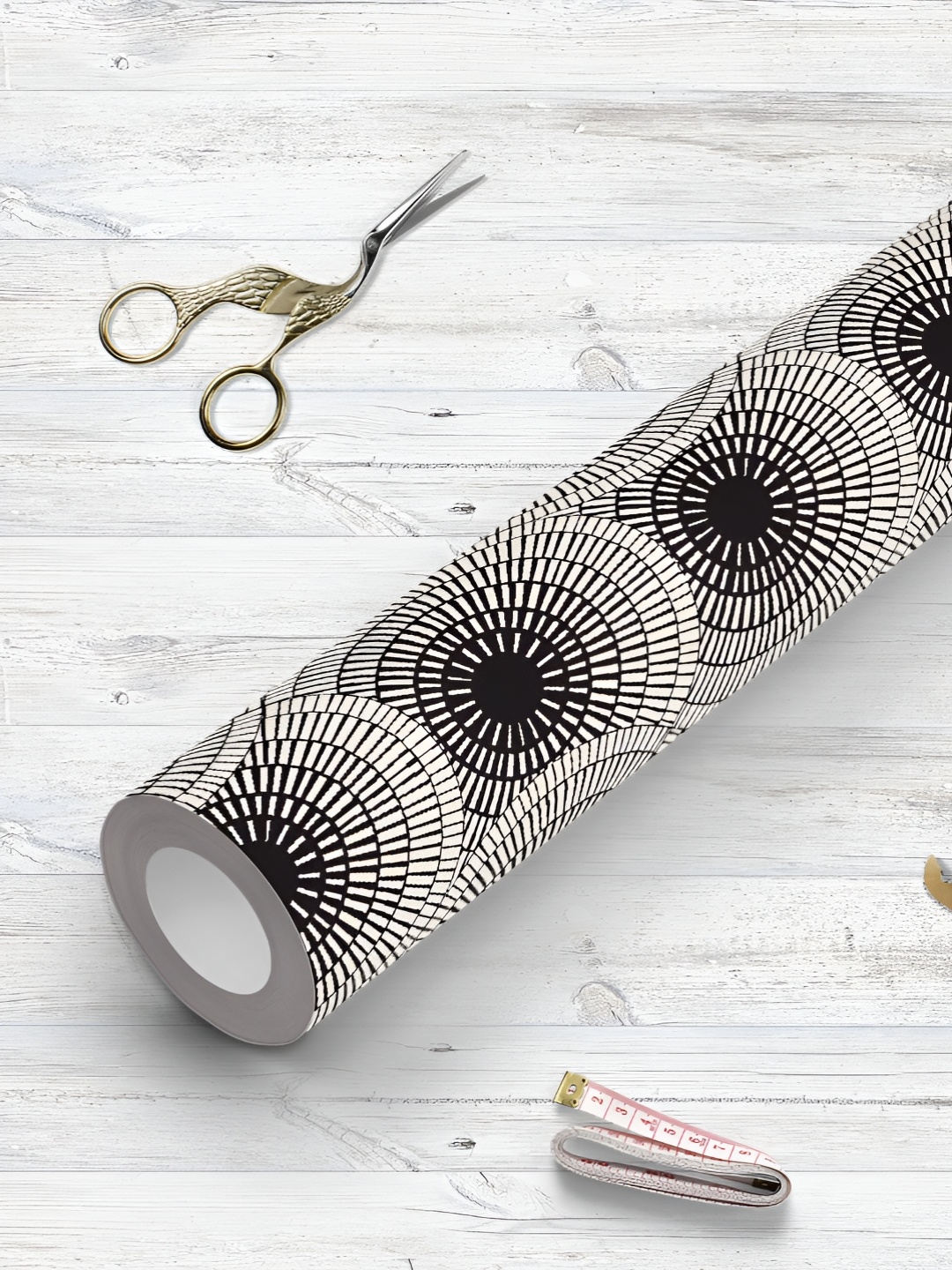 

ArtzFolio White & Black Printed UV Resistant Wallpaper