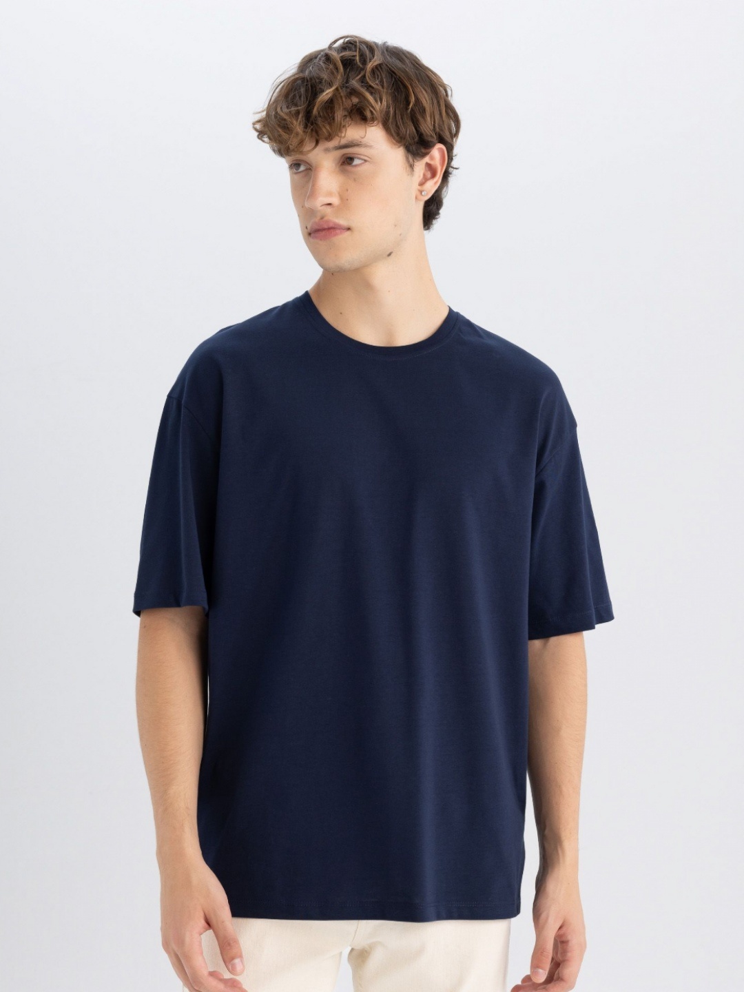

DeFacto Men Extended Sleeves Pockets T-shirt, Na