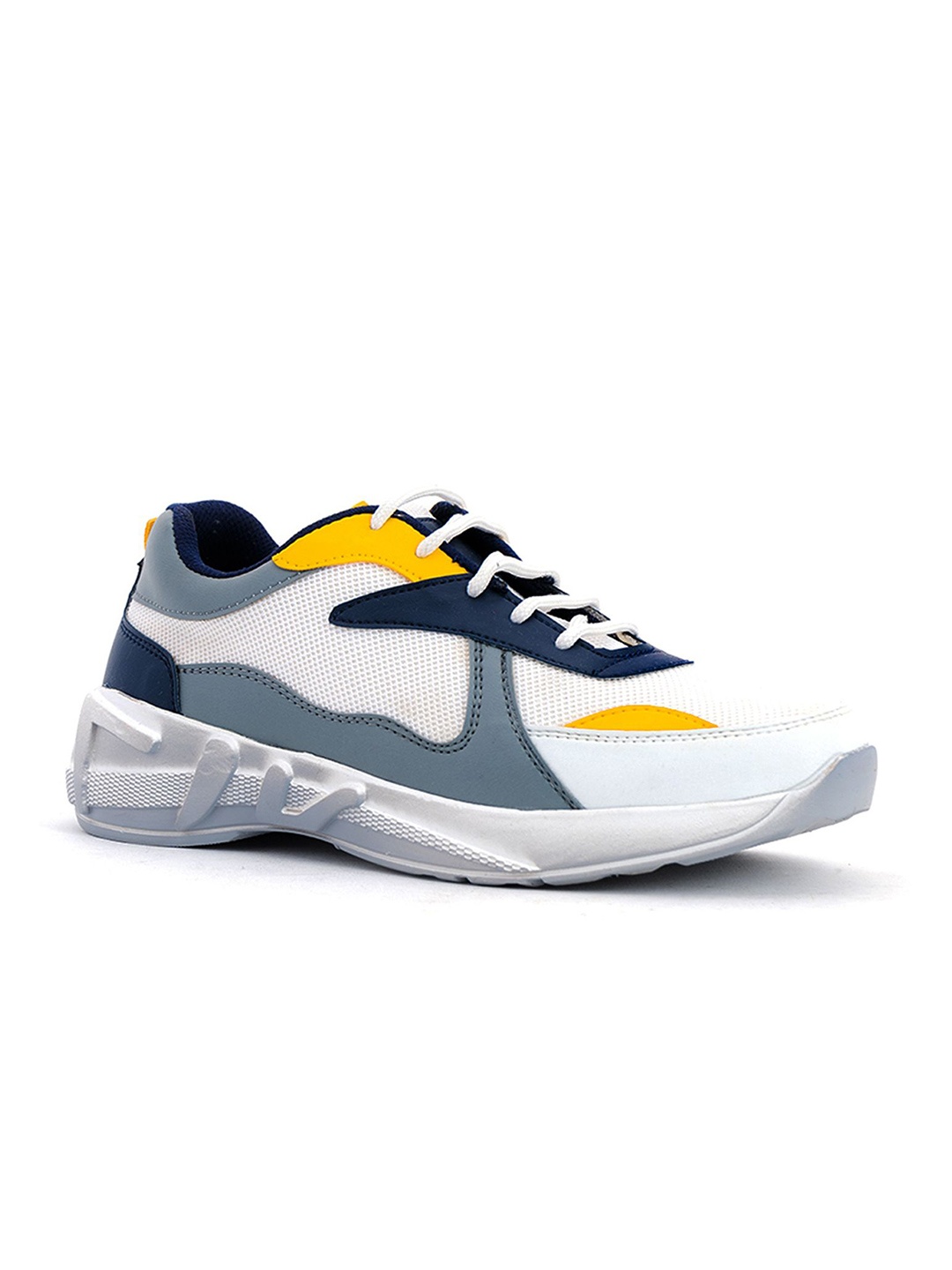 

Khadims Men Textile Training or Gym Non-Marking Shoes, White