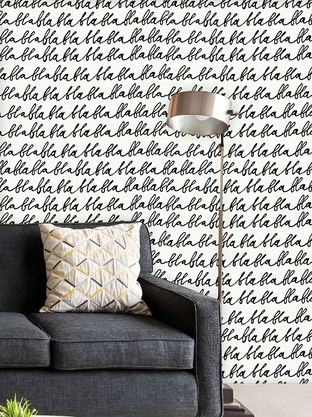 

ArtzFolio White & Black Printed UV Resistant Wallpaper