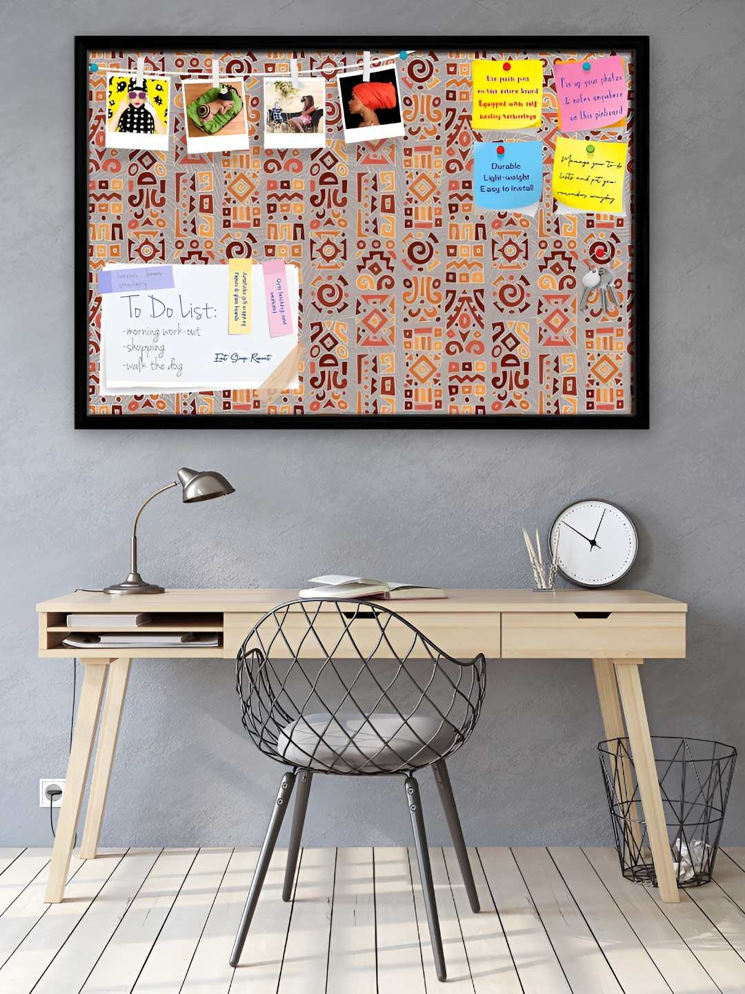 

ArtzFolio Wooden Notice Pin Board, Multi