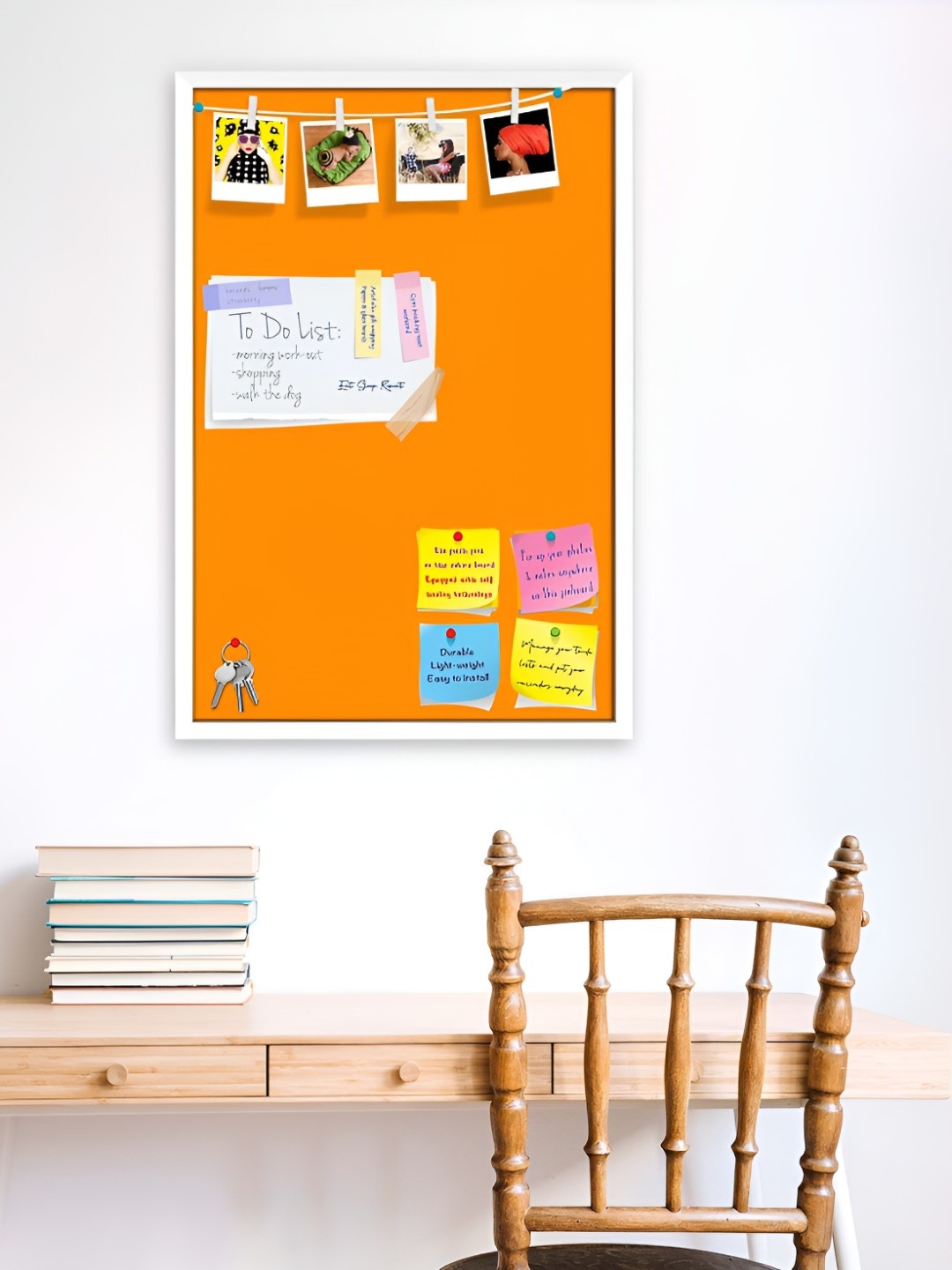 

ArtzFolio Wooden Notice Board, Orange