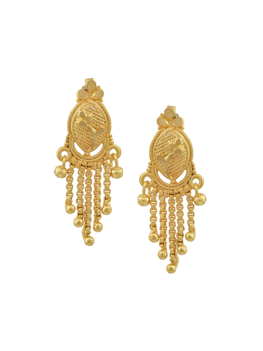 

MEMOIR Gold-Plated Contemporary Drop Earrings