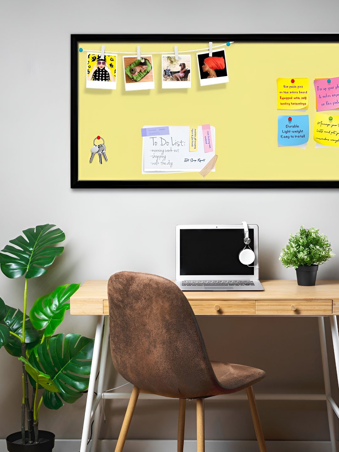 

ArtzFolio Wooden Notice Pin Board, Yellow