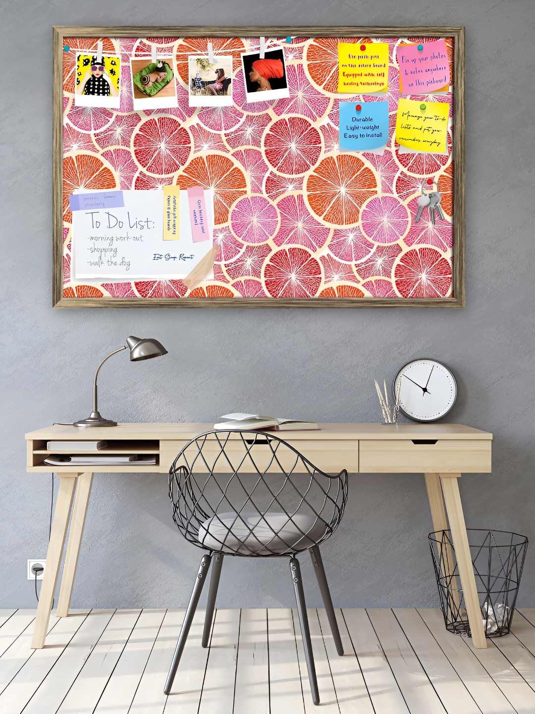 

ArtzFolio Wooden Notice Pin Board, Multi