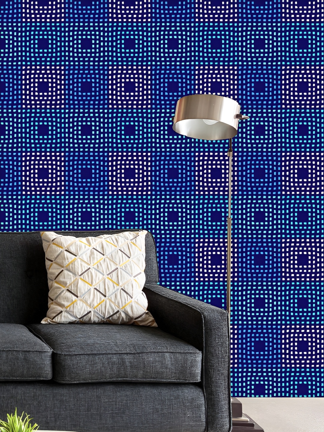 

ArtzFolio Printed UV-Resistant Anti-Bacterial Ethnic Boho Texture Peel & Stick Wallpaper, Multi