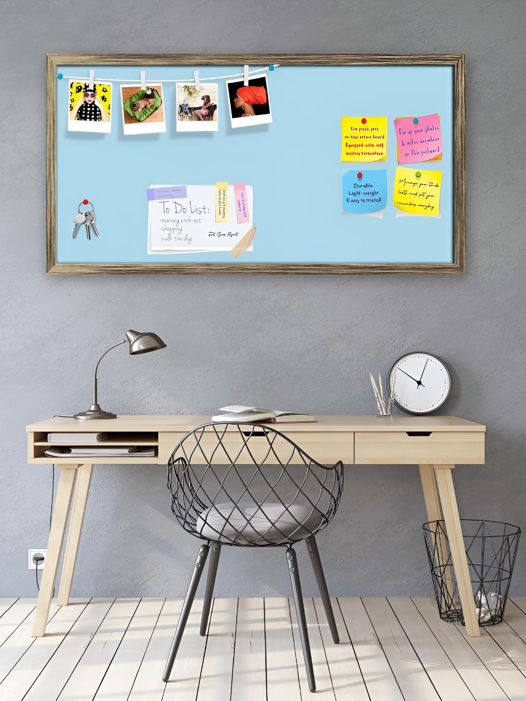 

ArtzFolio Wooden Notice Pin Board, Blue