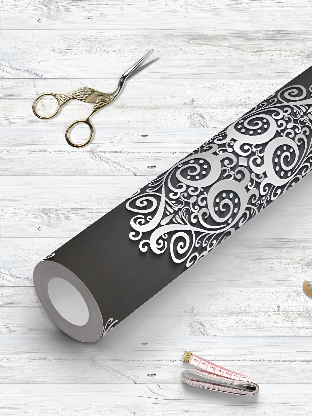 

ArtzFolio Black & Grey Printed UV Resistant Wallpaper