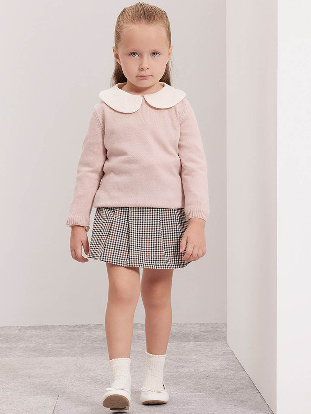 

DeFacto Girls Printed A-Line Mini Skirts, White