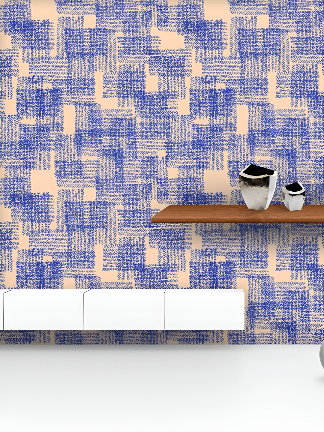 

ArtzFolio Printed UV-Resistant Anti-Bacterial Shibori Tie Dye Ink Peel & Stick Wallpaper, Multi