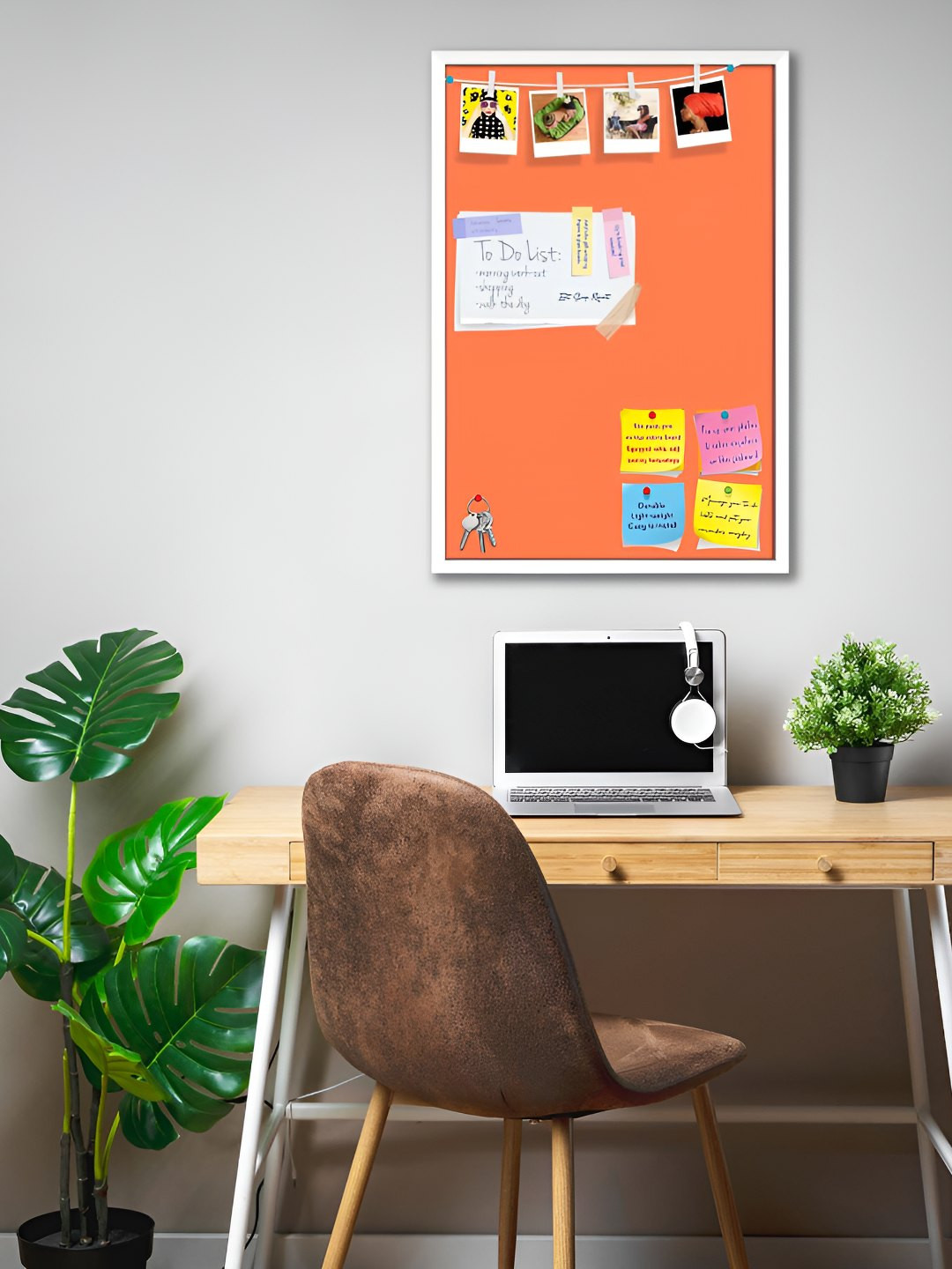

ArtzFolio Wooden Notice Board, Orange