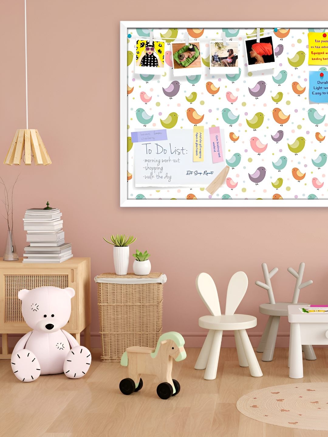 

ArtzFolio Wooden Notice Pin Board, Multi