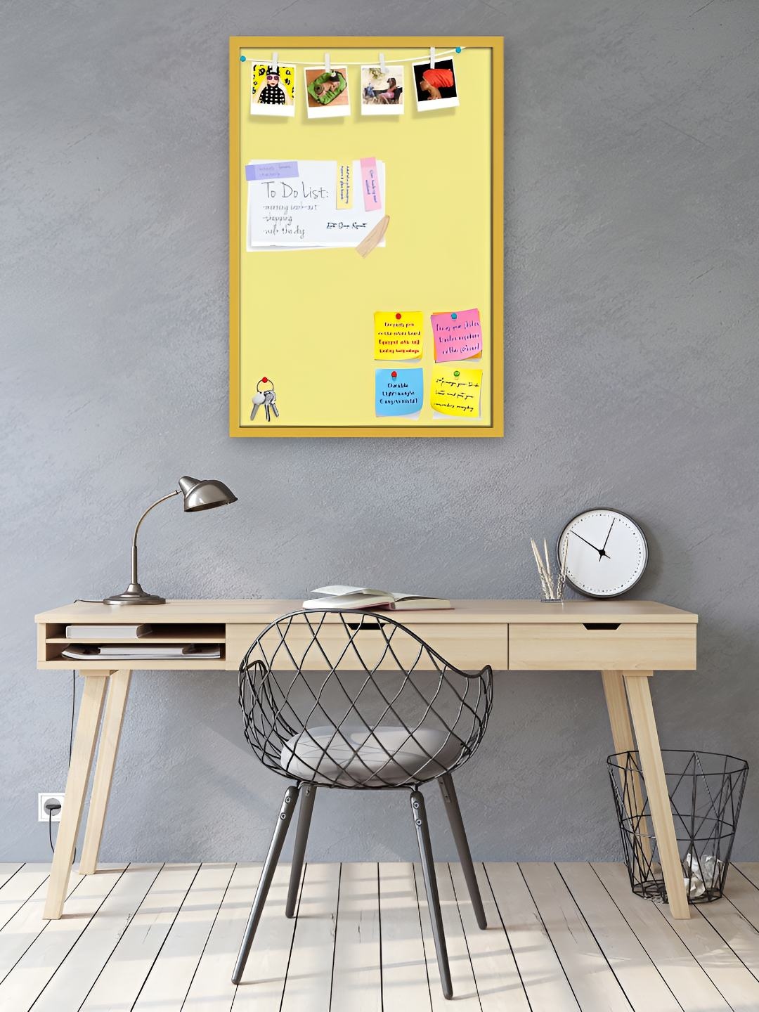 

ArtzFolio Wooden Notice Board, Yellow