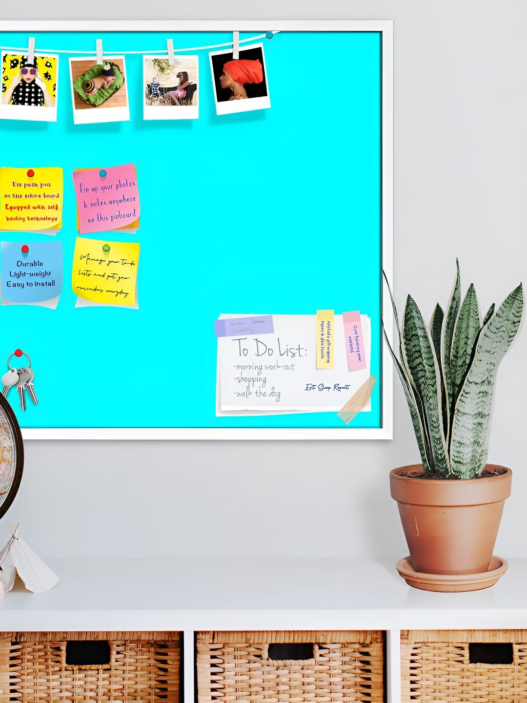

ArtzFolio Wooden Notice Board, Blue