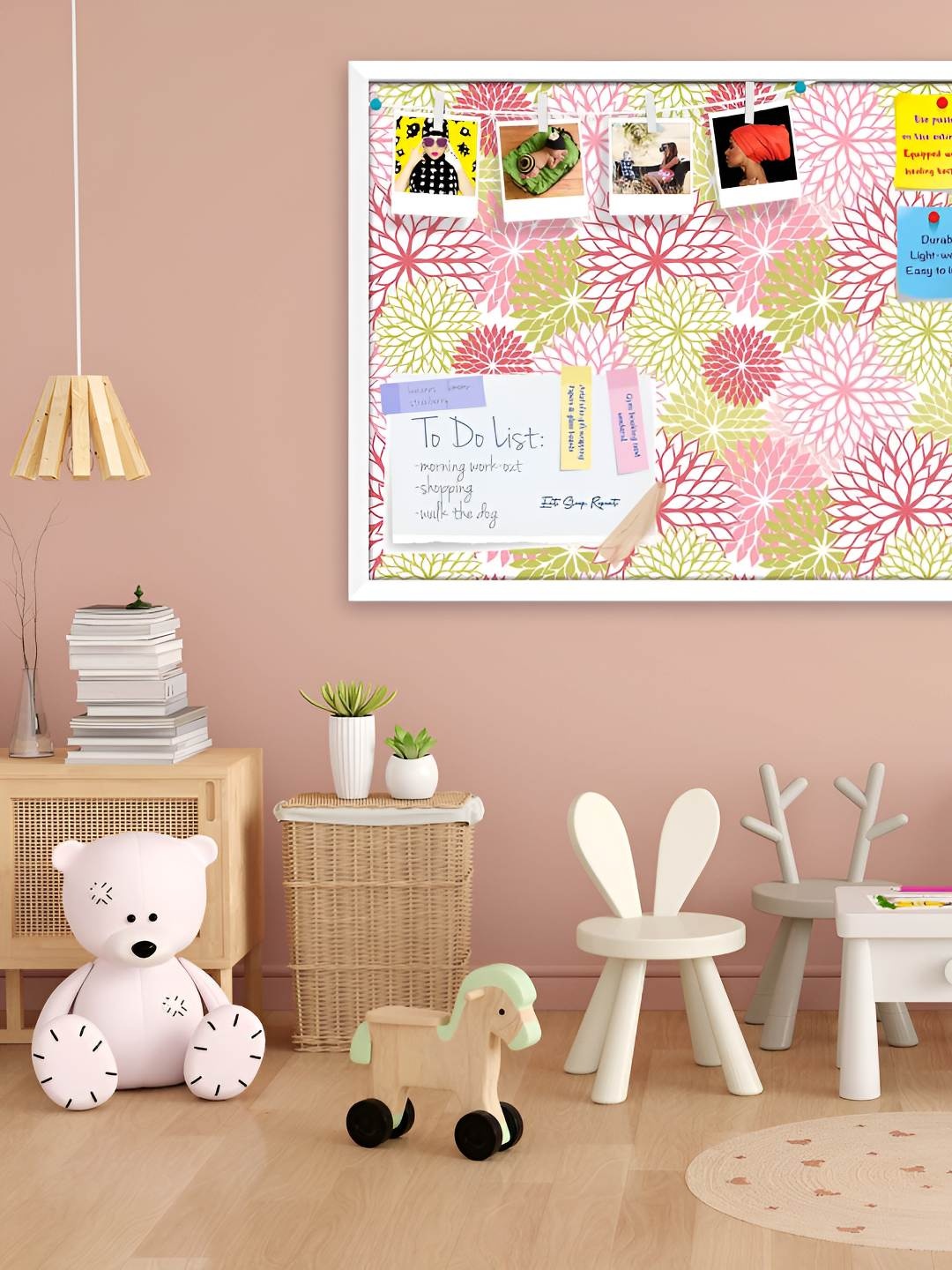 

ArtzFolio Wooden Notice Pin Board, Multi