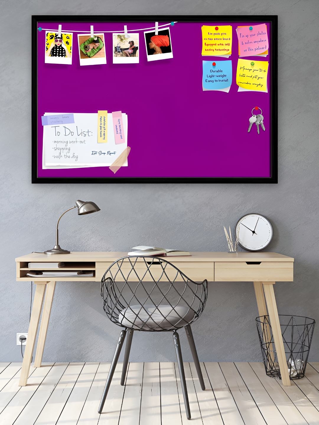 

ArtzFolio Wooden Notice Board, Purple