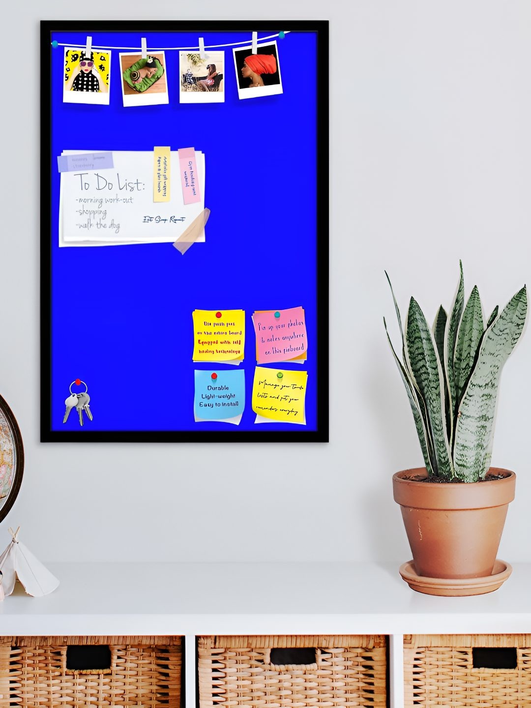 

ArtzFolio Wooden Notice Board, Blue