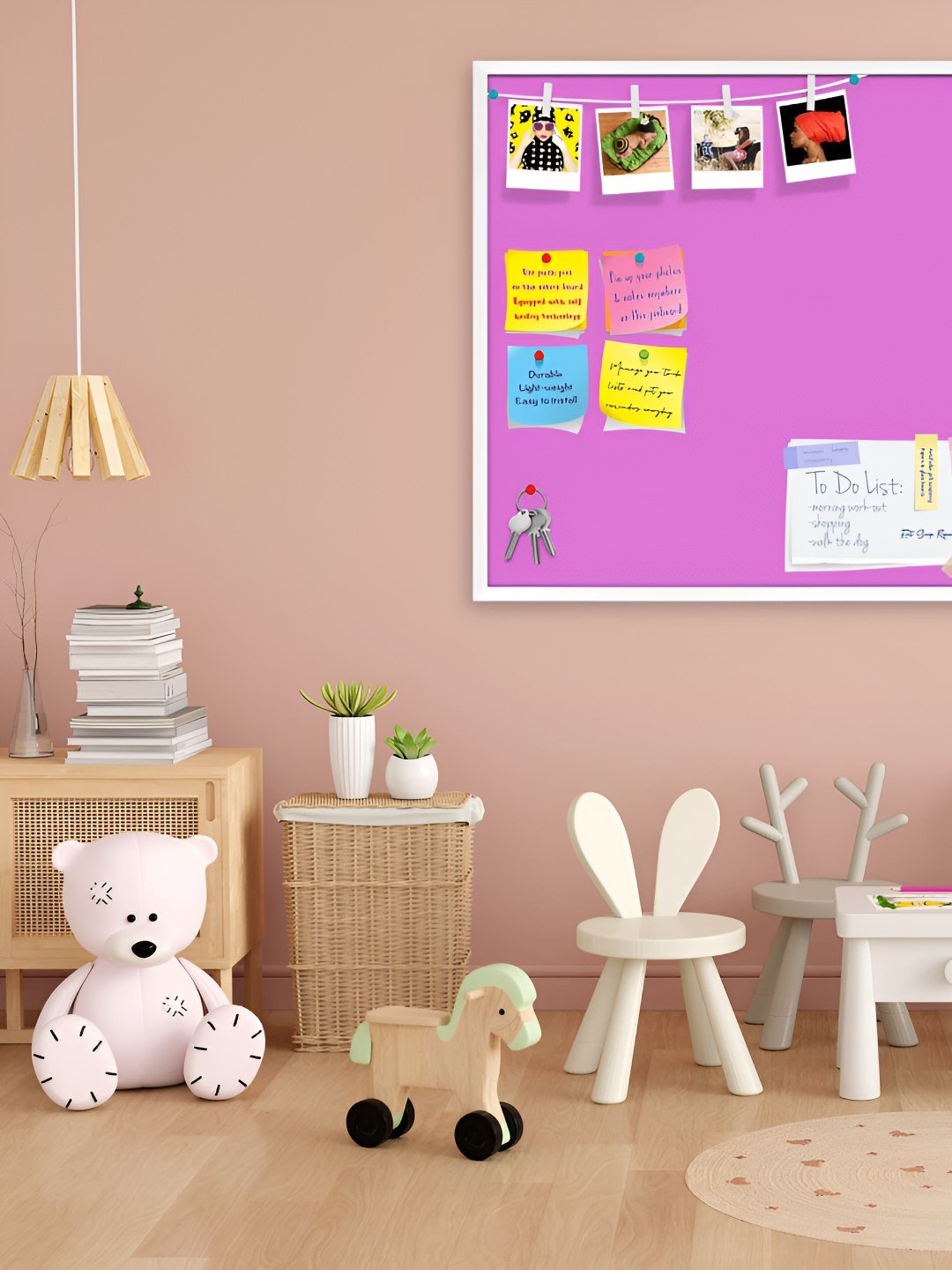 

ArtzFolio Wooden Notice Pin Board, Purple