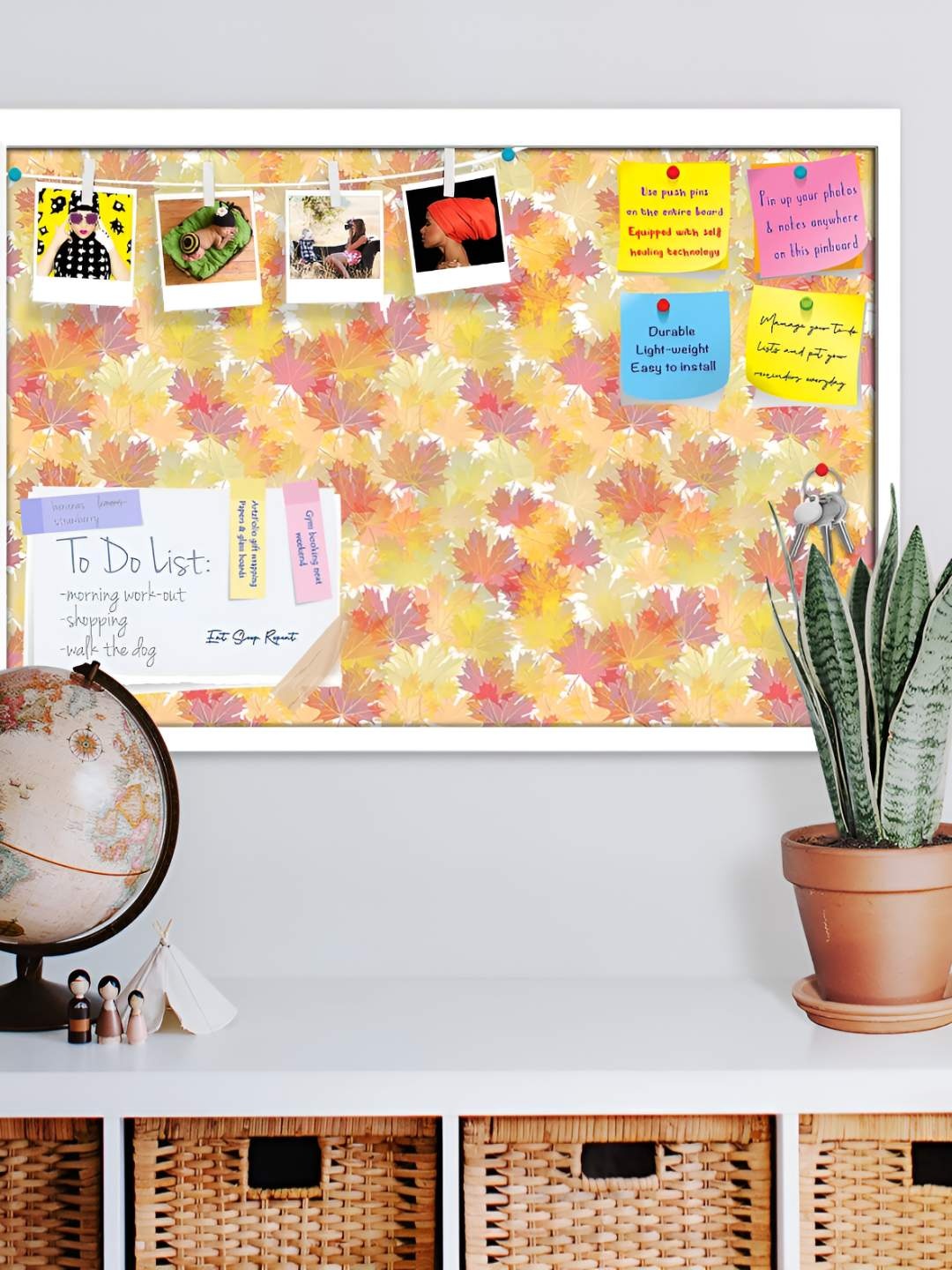 

ArtzFolio Wooden Notice Pin Board, Multi