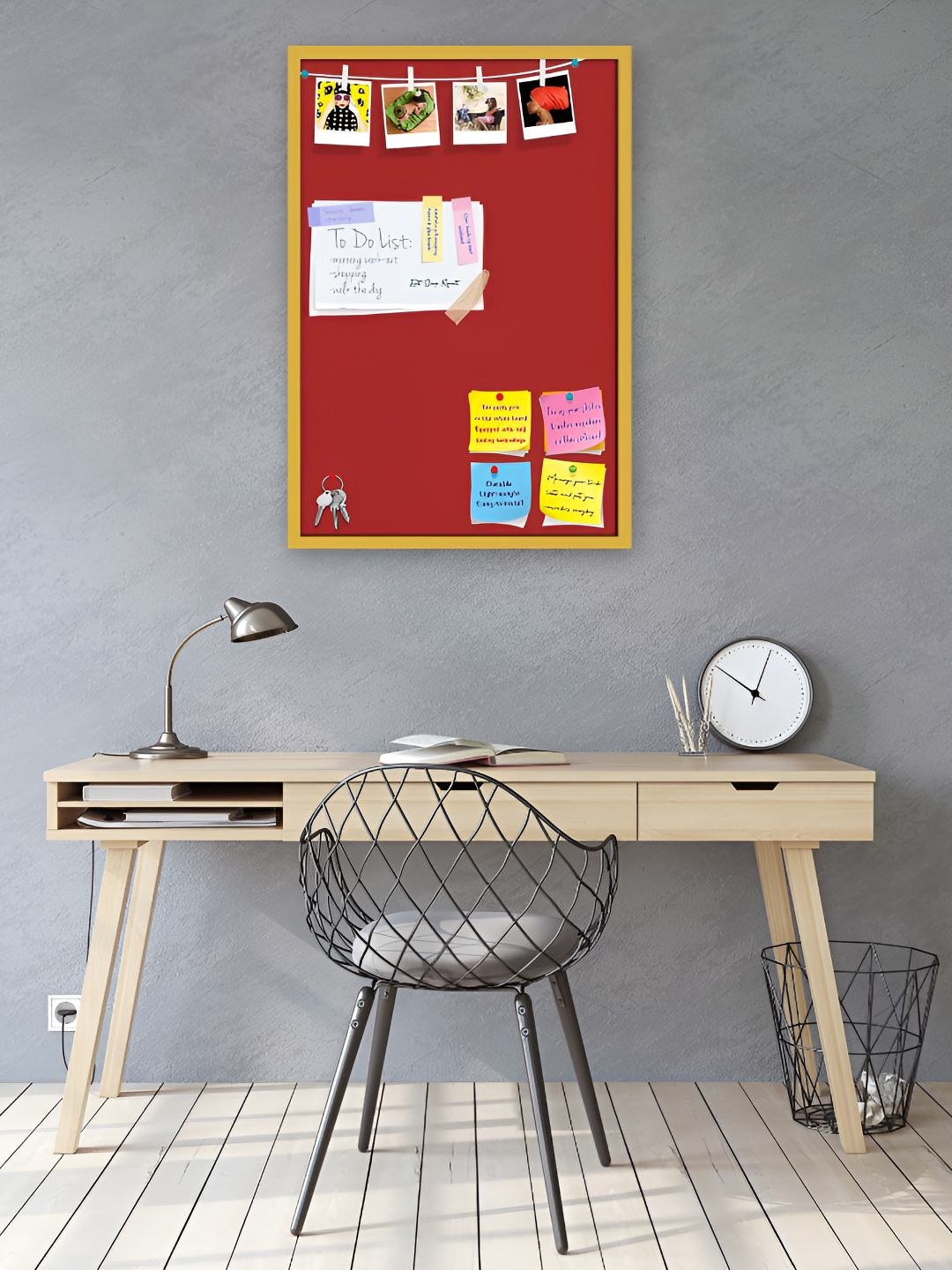 

ArtzFolio Wooden Notice Board, Brown