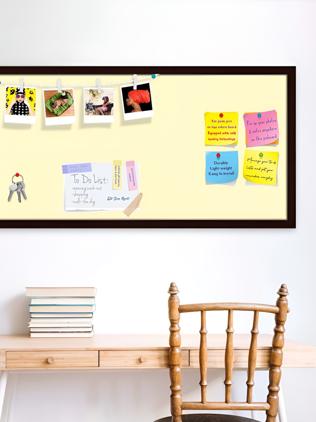 

ArtzFolio Wooden Notice Pin Board, Yellow